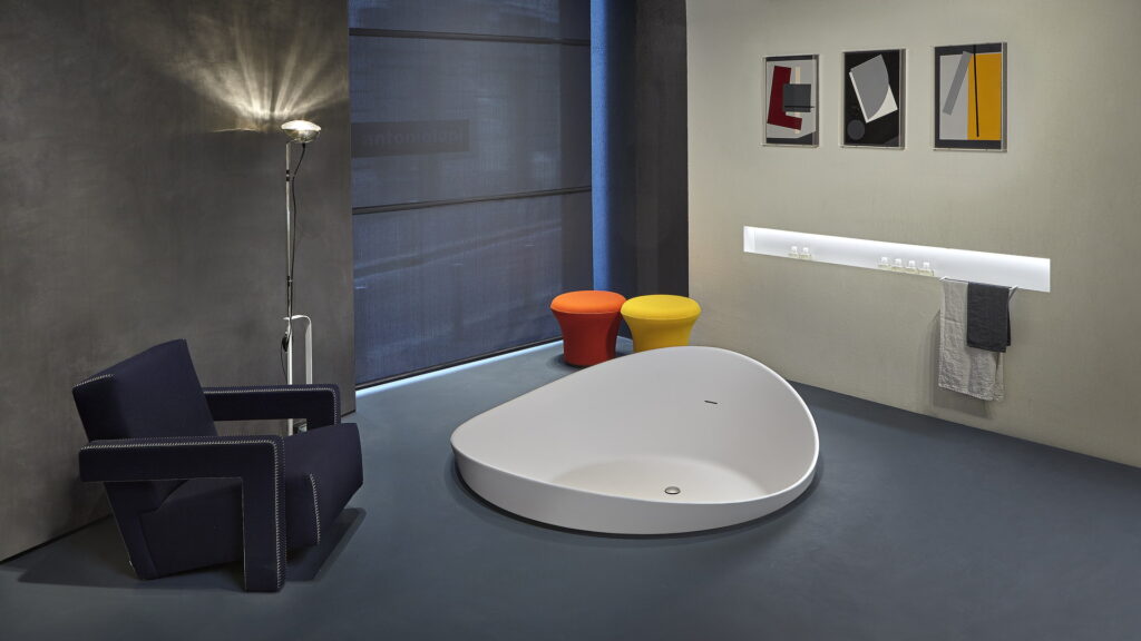 Unscripted Spaces carries antoniolupi in La Jolla: Italian bathroom vanities, tubs, and sinks unlike anything else in San Diego. See them in person at our showroom.