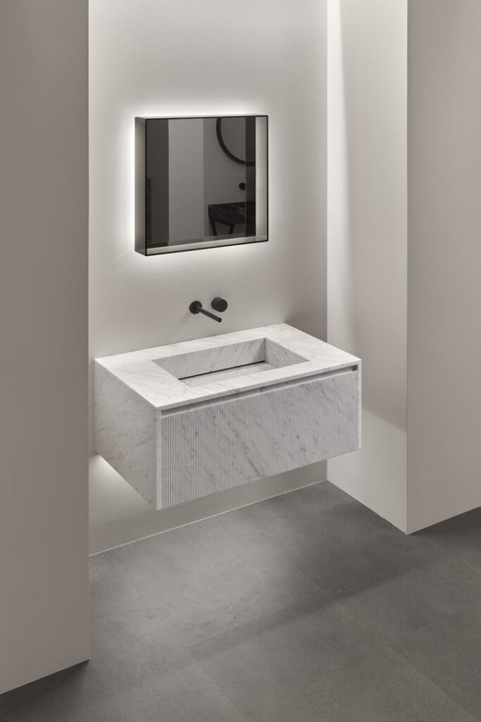 antoniolupi Piana Stone contemporary marble bathroom vanity