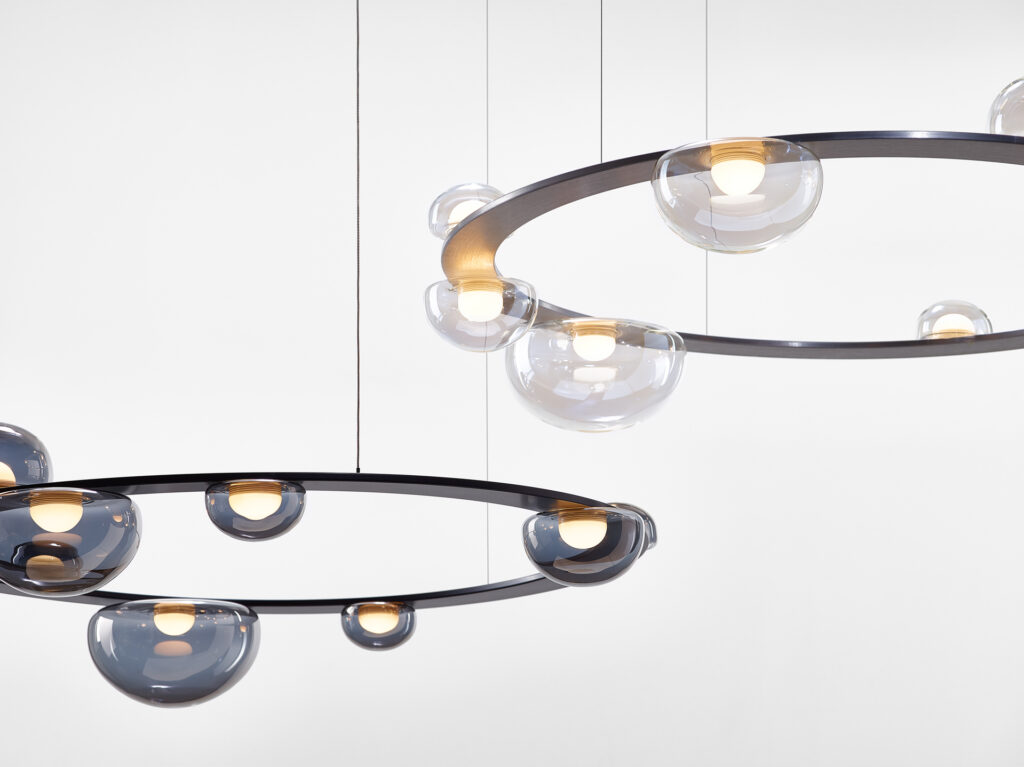 Bomma Dew Drops Circle sculptural lighting for modern interiors