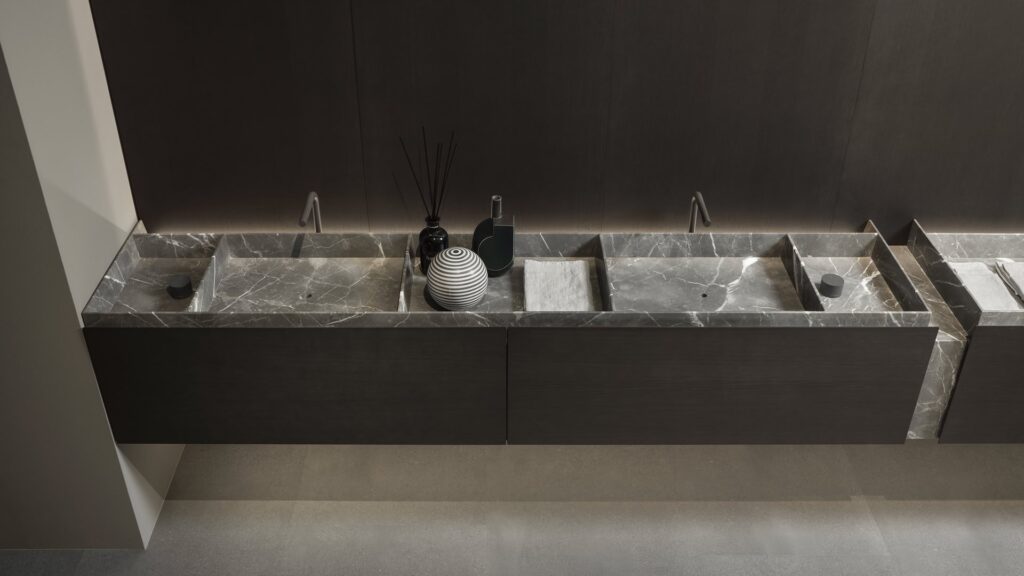 antoniolupi Nabatei marble sink luxury bathroom