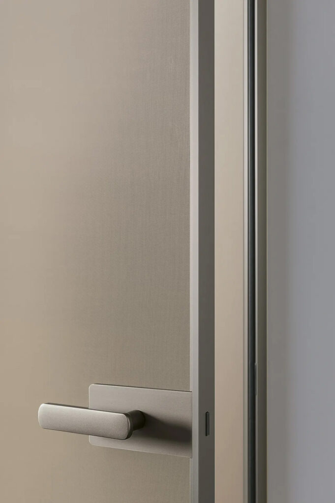 Italian interior doors at Unscripted Spaces showroom in La Jolla San Diego