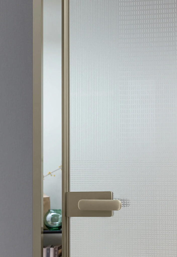 Italian interior doors at Unscripted Spaces showroom in La Jolla San Diego