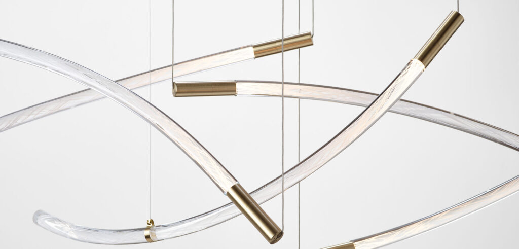 Statement lighting for luxury home interiors — BOMMA Flare at Unscripted Spaces La Jolla