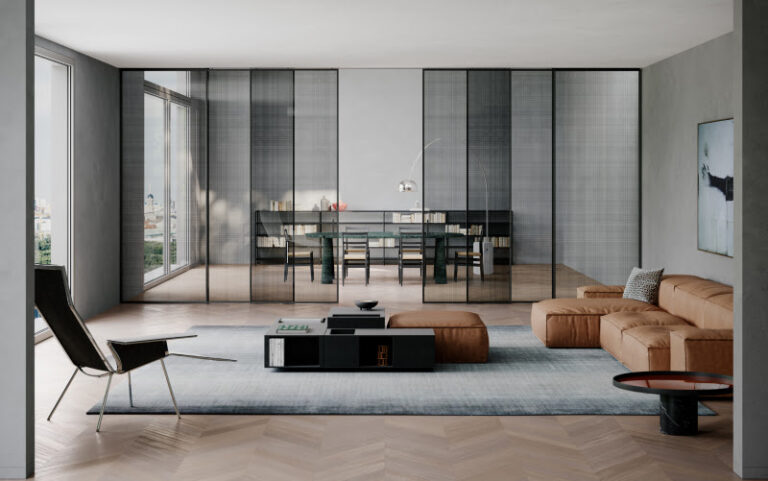 Italian interior doors at Unscripted Spaces showroom in La Jolla San Diego