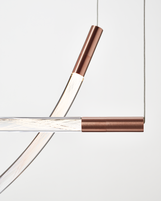 BOMMA Flare collection in new brushed bronze fitting — luxury lighting La Jolla