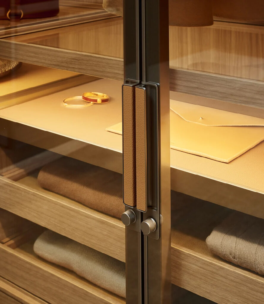 Luxury custom wardrobe system available at Unscripted Spaces La Jolla