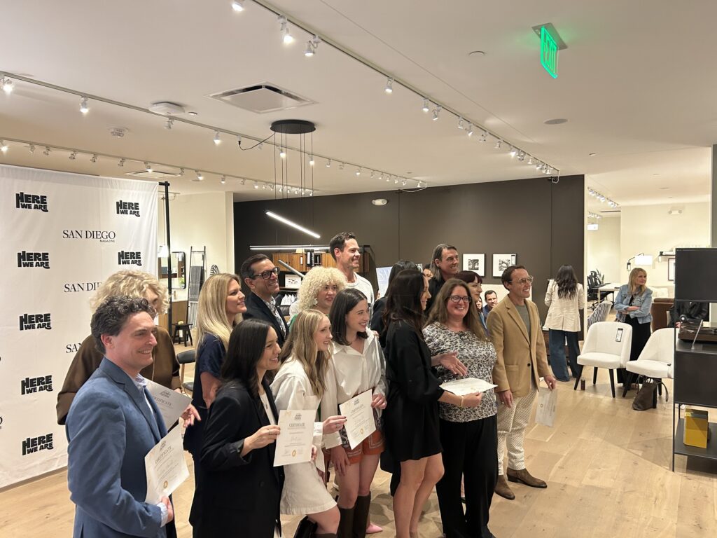 Award-winning luxury interior design showroom Unscripted Spaces on Girard Avenue La Jolla California