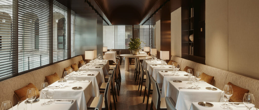 Poliform Café Milan breakfast aperitivo Italian cuisine seasonal menu