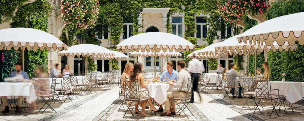 Umbrosa Nata UX parasol collection at Unscripted Spaces, luxury outdoor furniture La Jolla CA