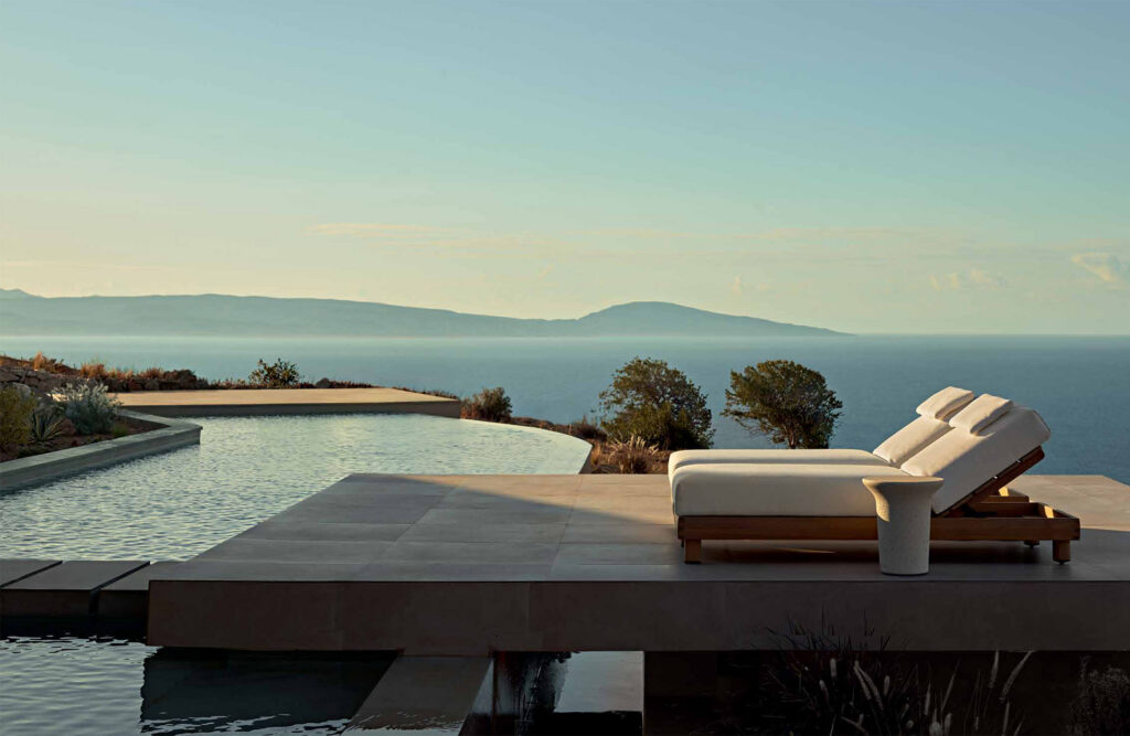 Luxury outdoor furniture La Jolla Poliform at Unscripted Spaces