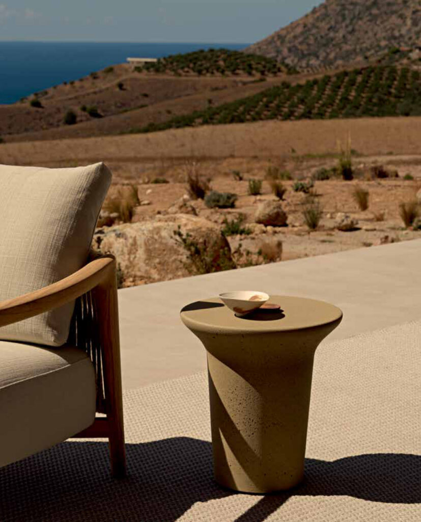 Mediterranean outdoor living collection Poliform available at Unscripted Spaces La Jolla
