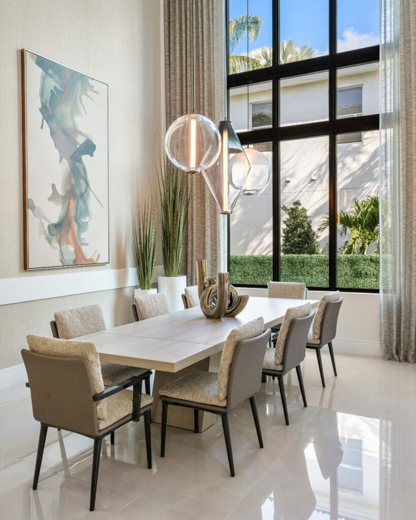 BOMMA Buoy double cone pendant in smoke glass with black fitting, contemporary design San Diego