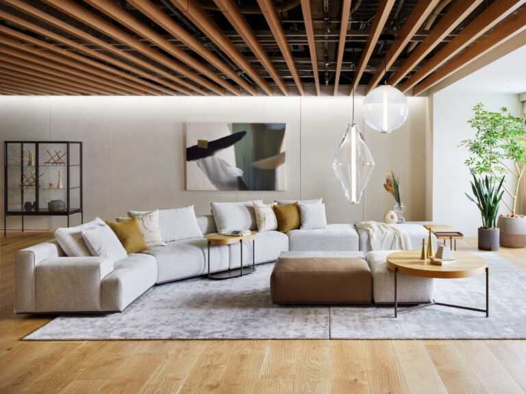 BOMMA Buoy sphere pendant clear crystal silver fitting, luxury lighting for modern interiors