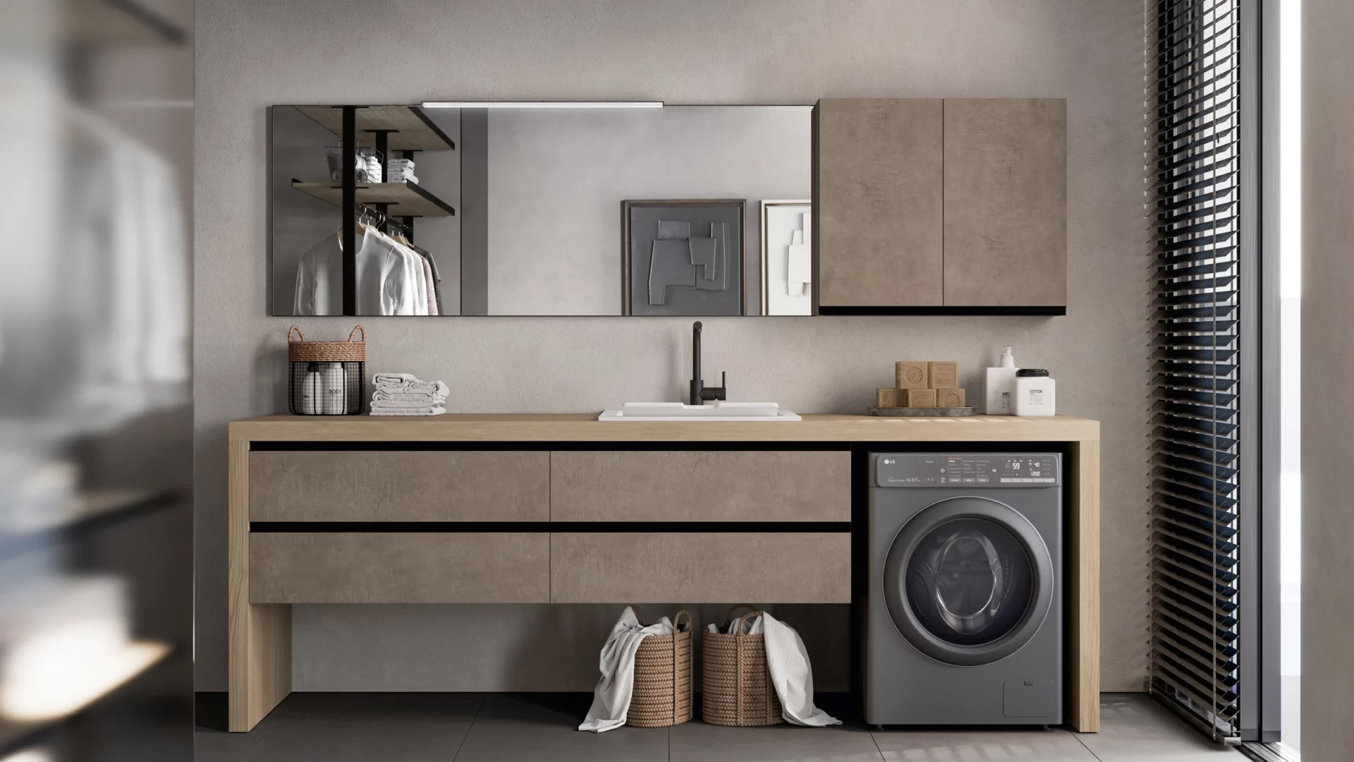 Idea Group Idea mid-range Italian bathroom cabinet collection