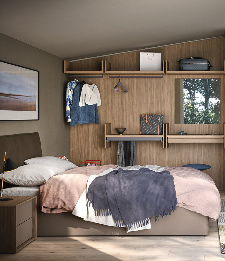 Cinquanta3 by Novamobili Murphy wall bed for guest room and ADU
